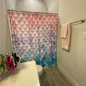Society6 Shower Curtain Mermaid Scales